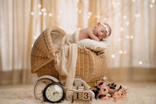 Top-rated new born baby shoot near me – Impresio Studio