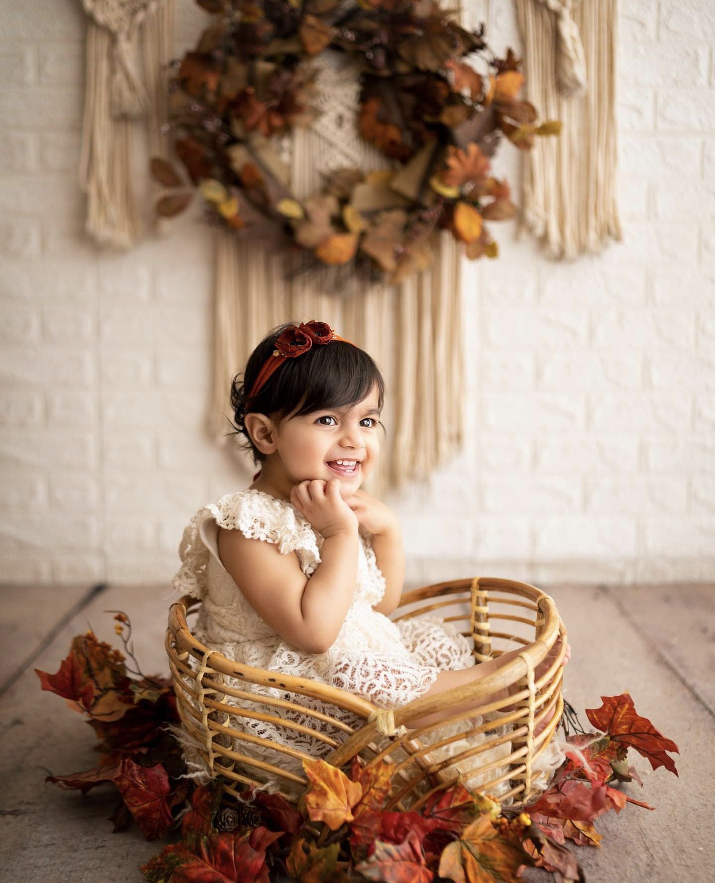 New born baby shoot near me – wrapped pose setup by Impresio Studio