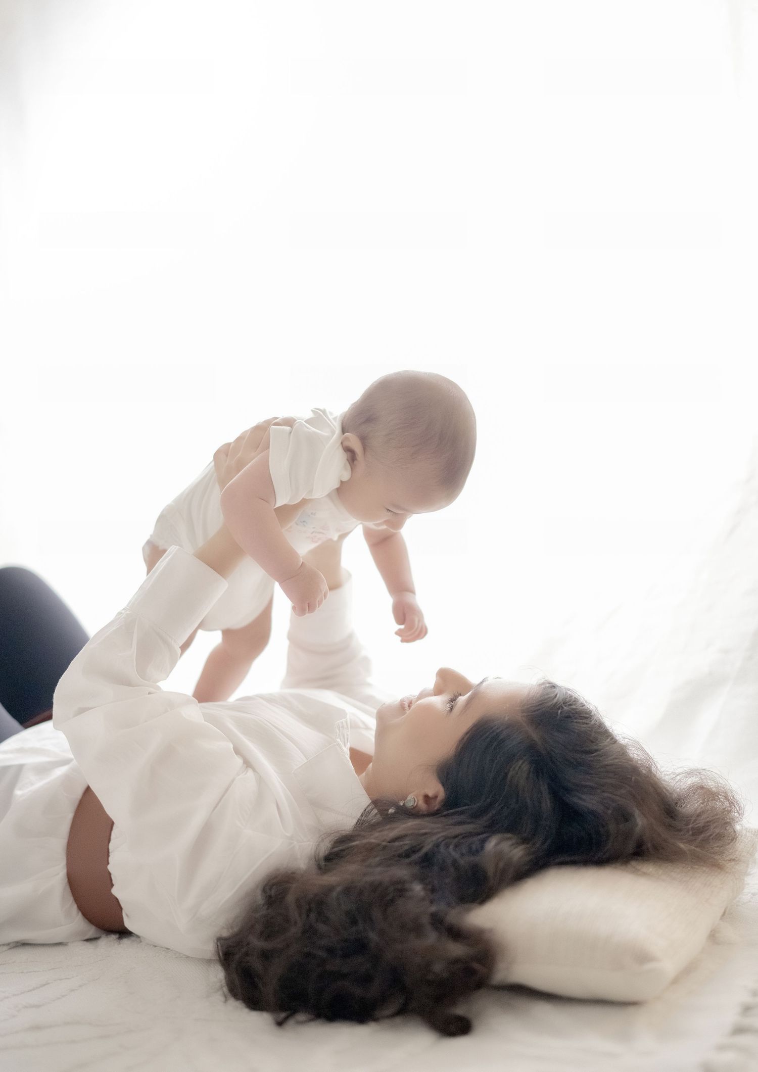 Baby boy photoshoot with wooden crate setup – Impresio Studio