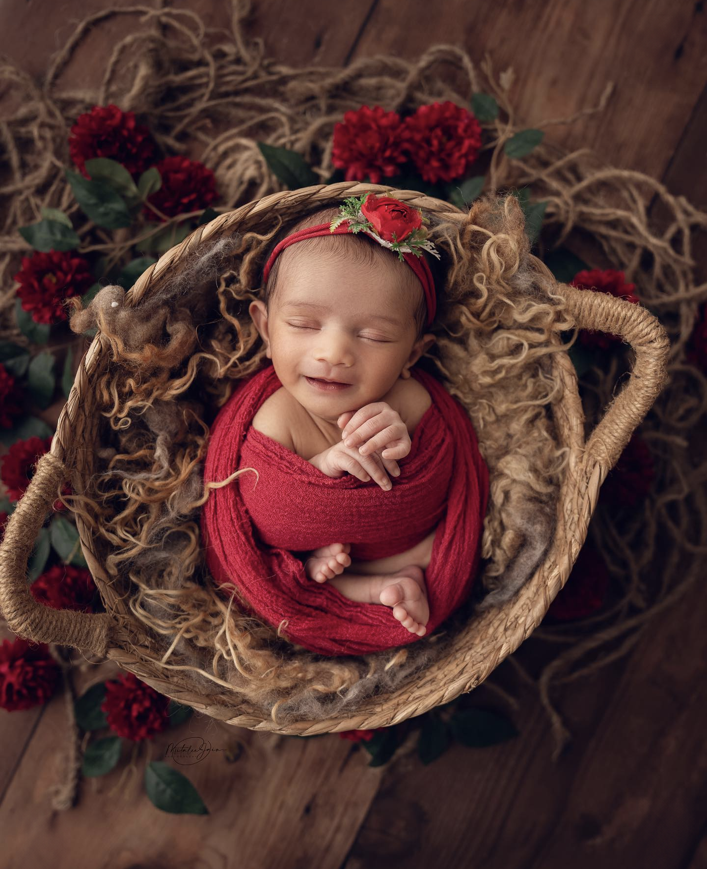 New born baby photoshoot by Impresio Studio – soft pastel setup
