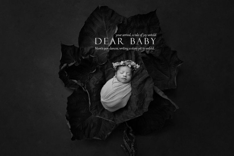 Creative new born photoshoot with floral concept – Impresio Studio
