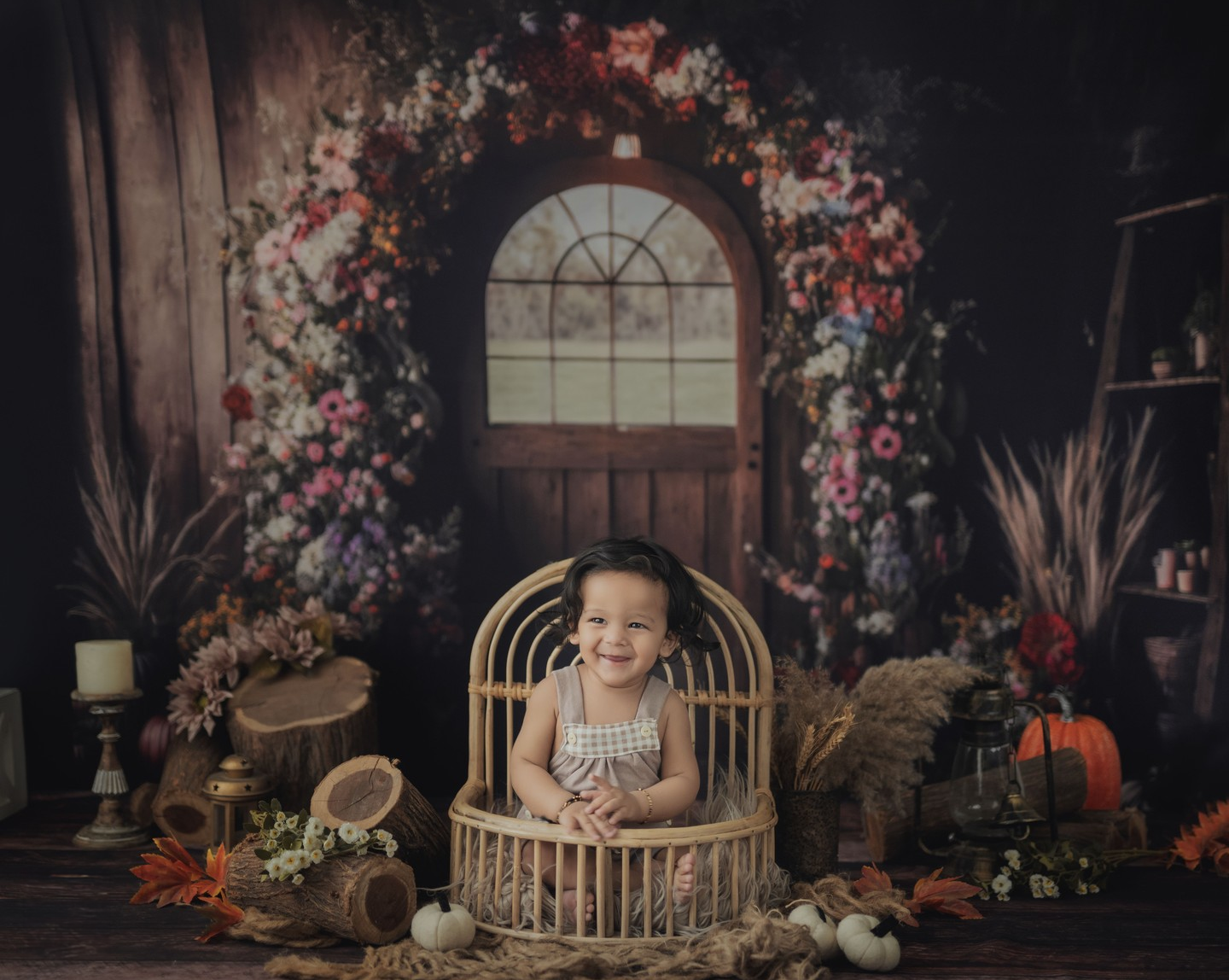Dreamy newborn baby photoshoot setup – Impresio Studio