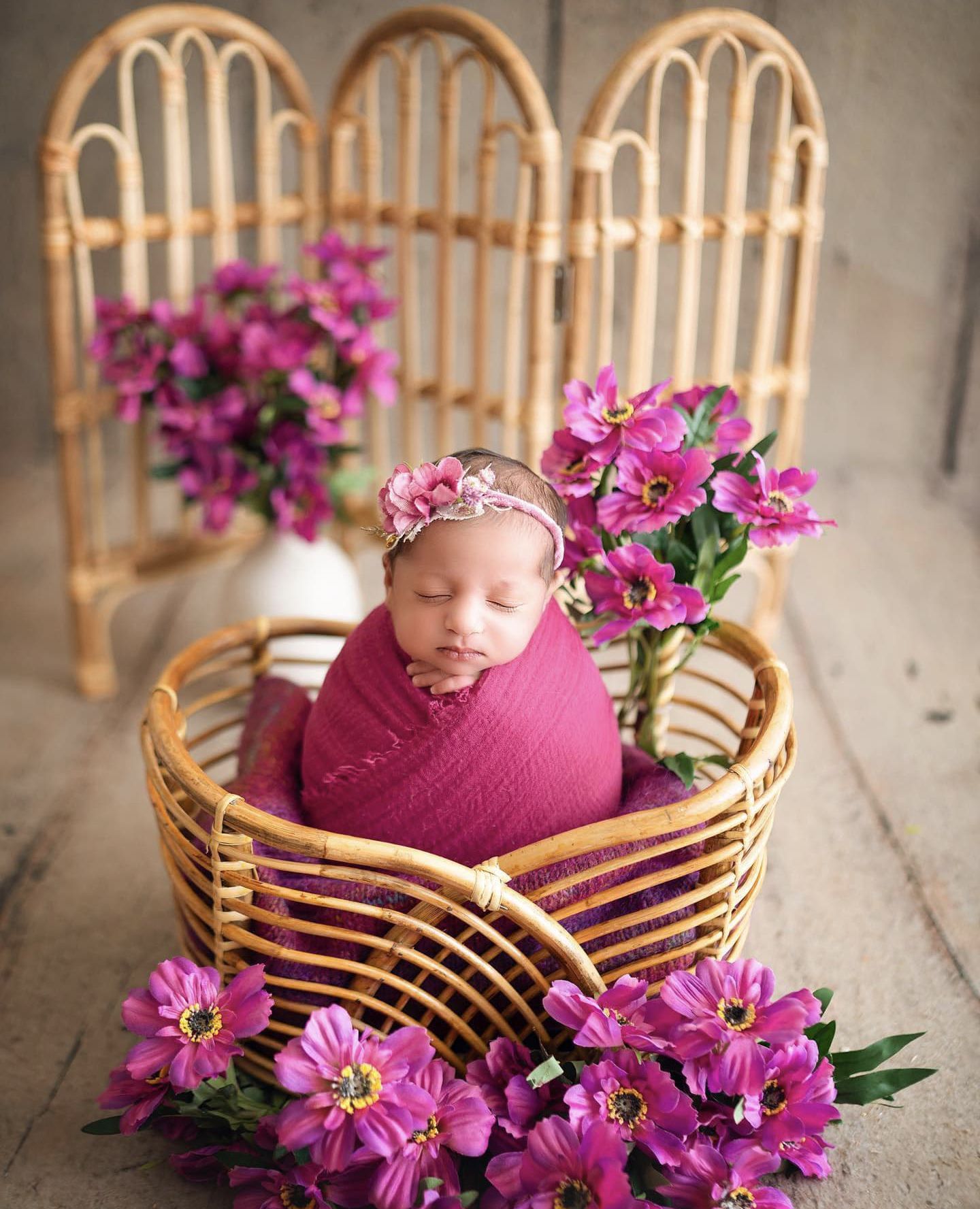 Cute new born baby photoshoot with teddy bear props – Impresio Studio