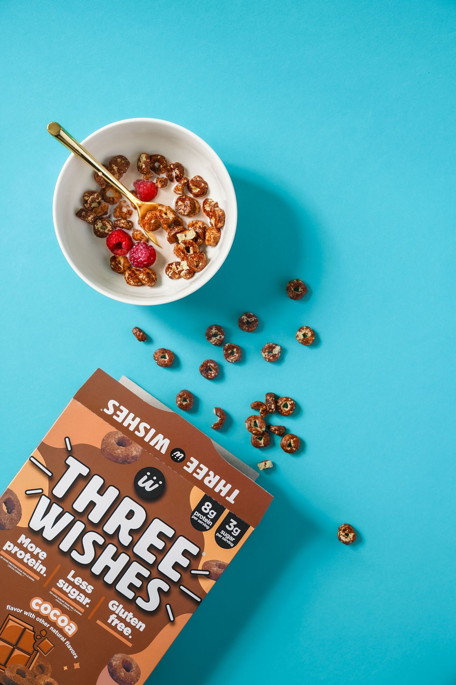 three wishes cereal, Canton, ohio brand photographer | Scalera Design Studio