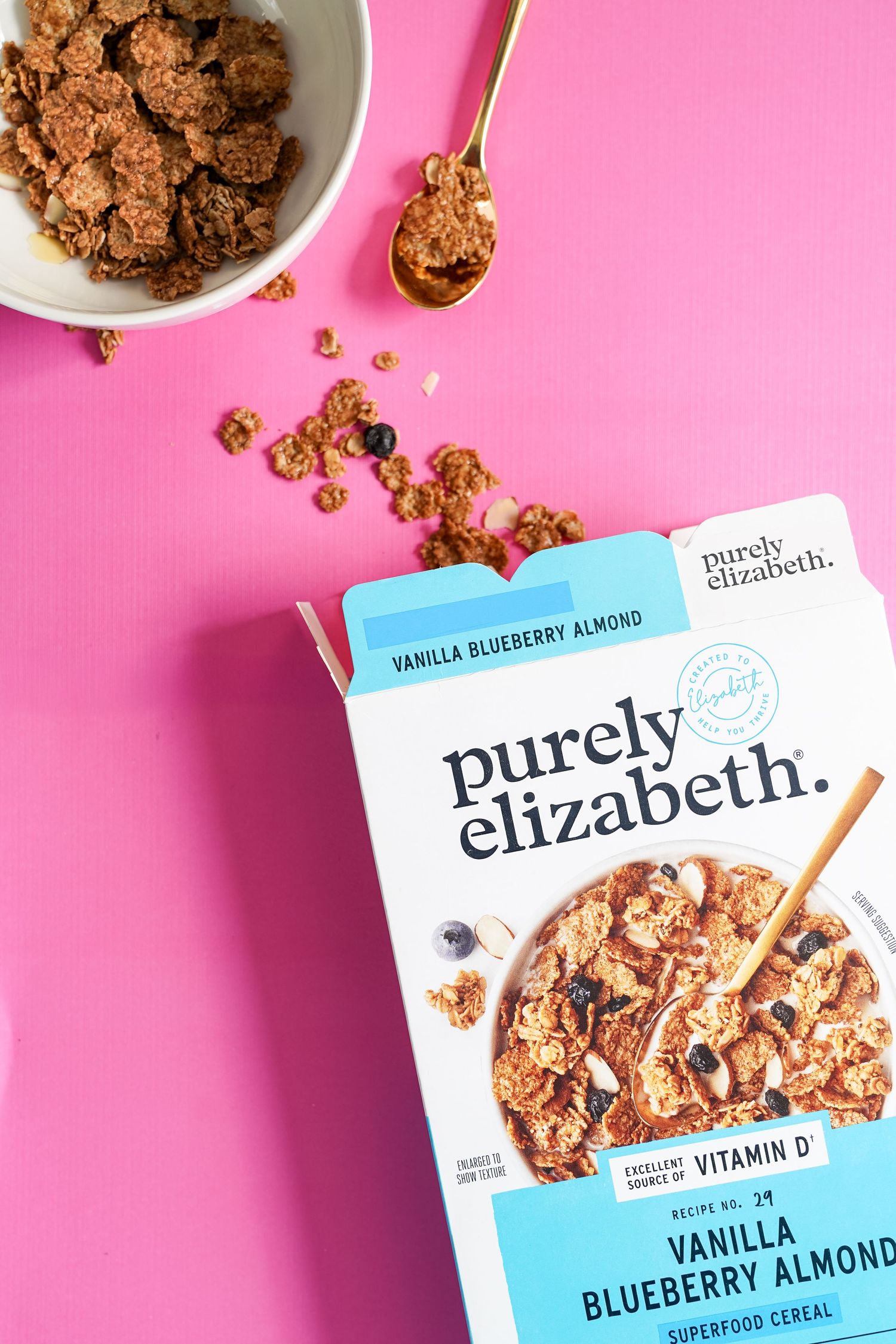 purely Elizabeth cereal, Northeast Ohio brand photographer | Scalera Design Studio