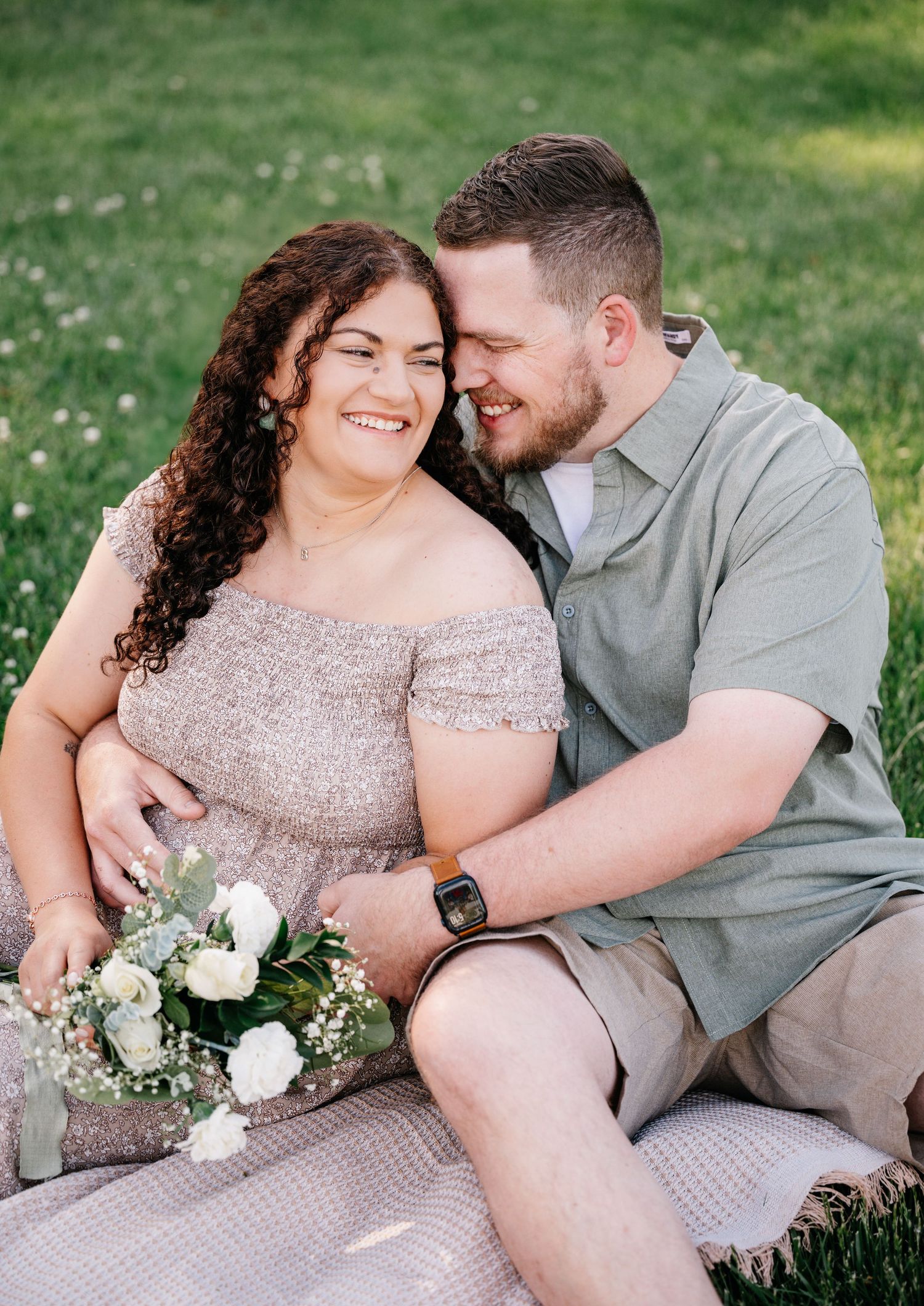 Loose Park KCMO Engagement
