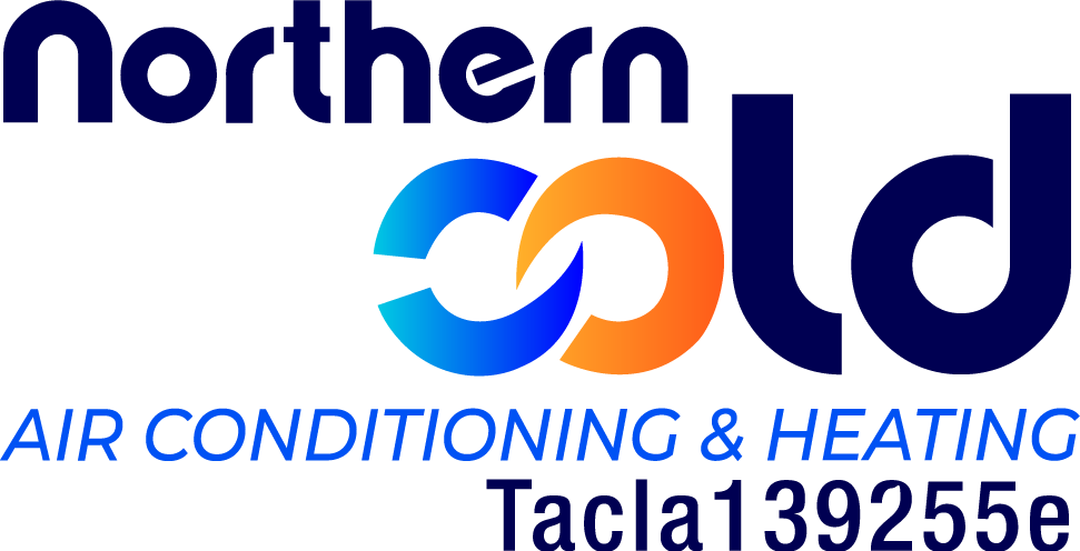 Blue and orange corporate logos for HVAC and other business services.