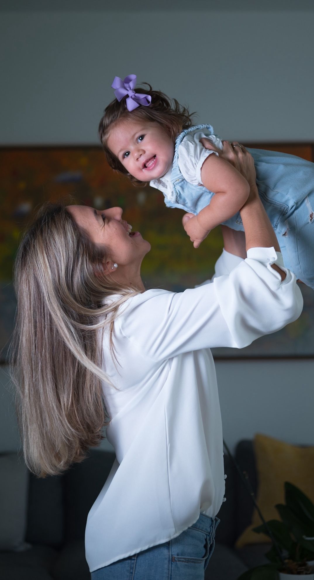 Mother-daughter portrait full of love and connection, captured in timeless natural light.