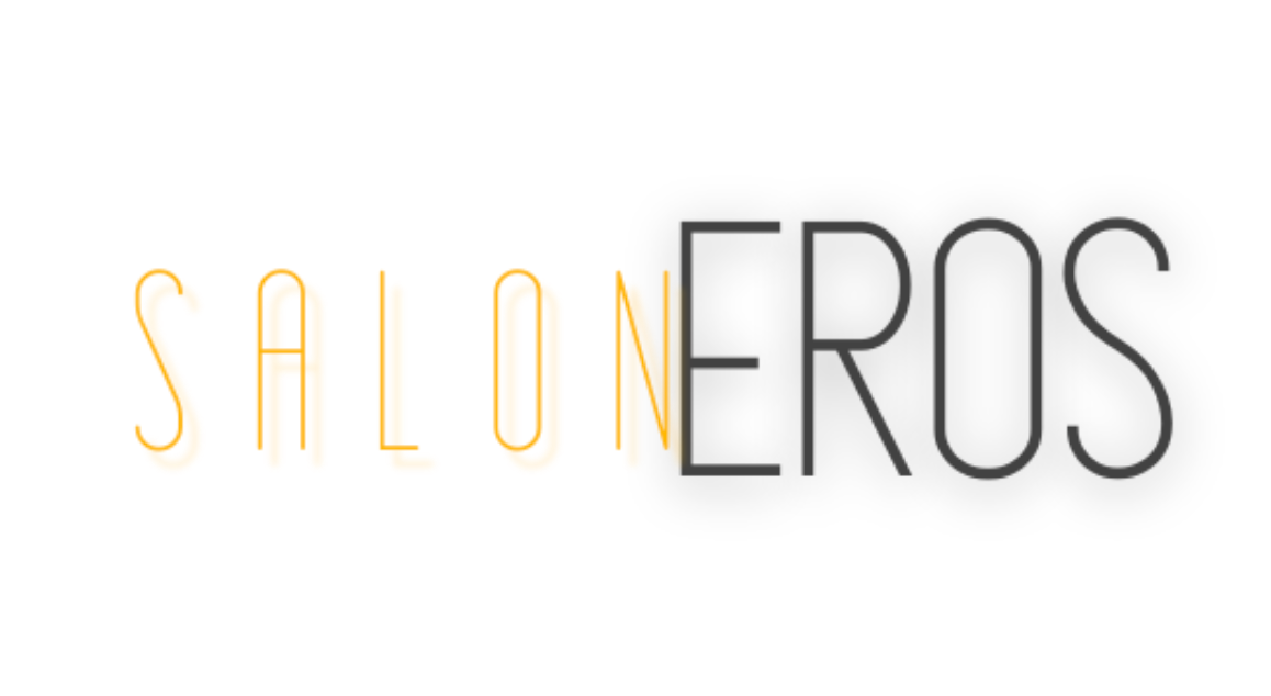 Minimalist salon text logo design in neutral colors.
