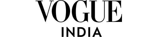 Black magazine brand logo design text.