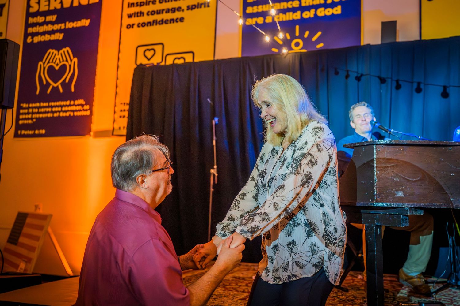 An anniversary moment shared during an event