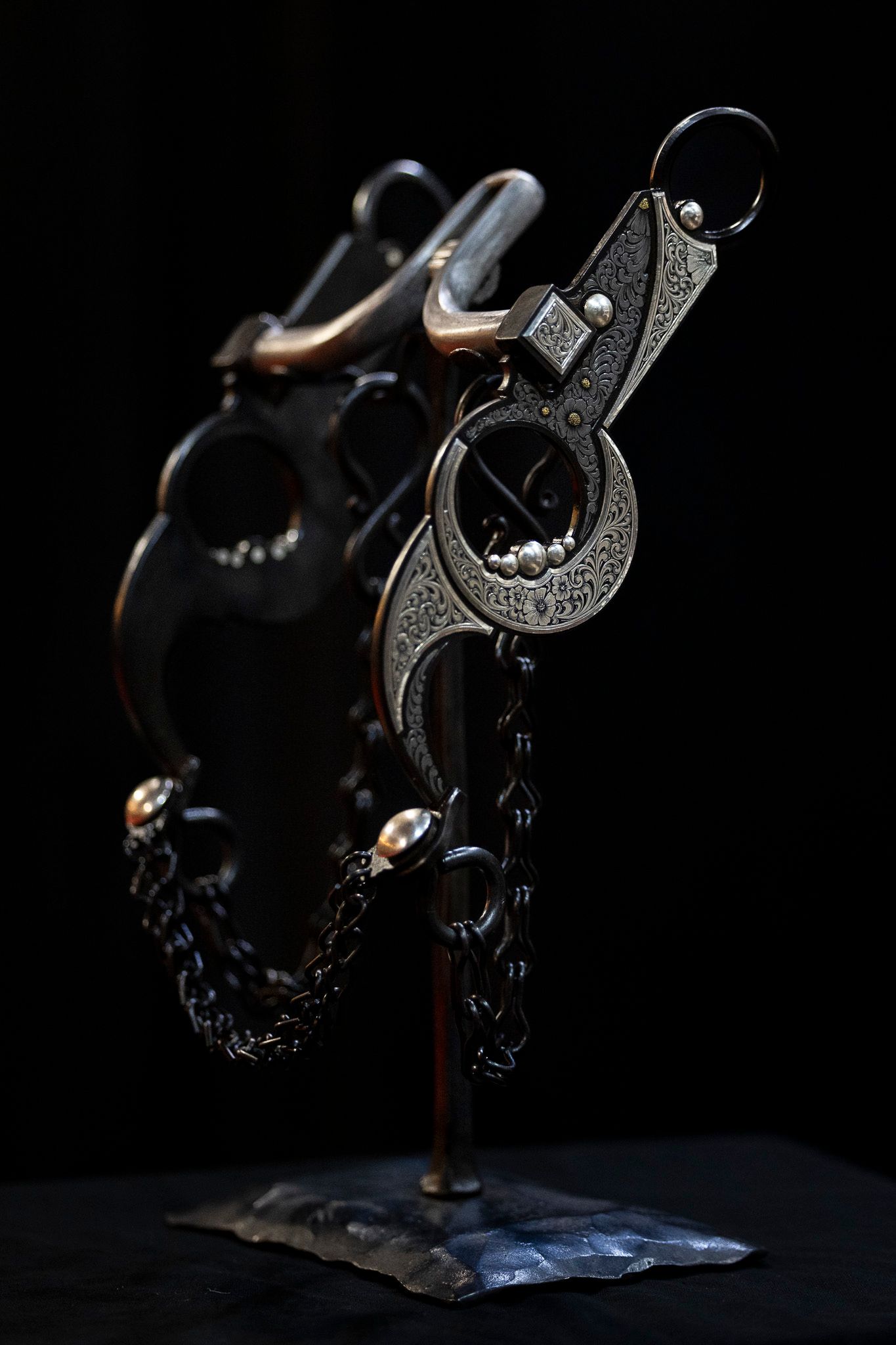 Handmade bit displayed on dark background at the Bit makers showcase