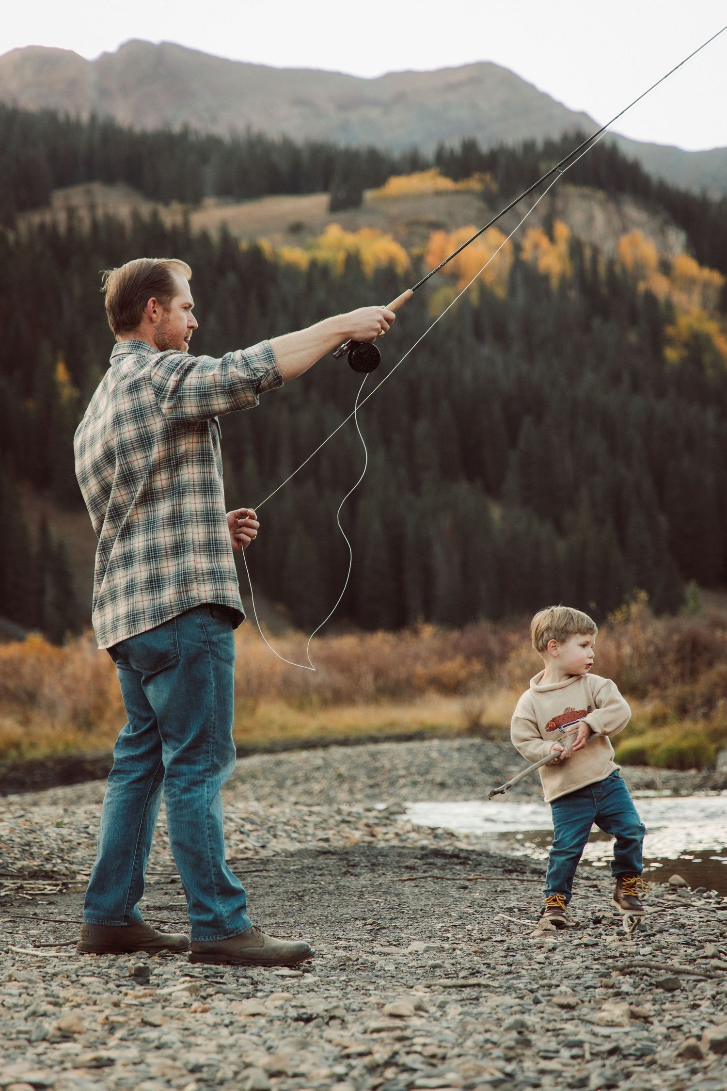 Family photography Crested Butte, Colorado fall colors, mountains, aspens Gothic, Colorado