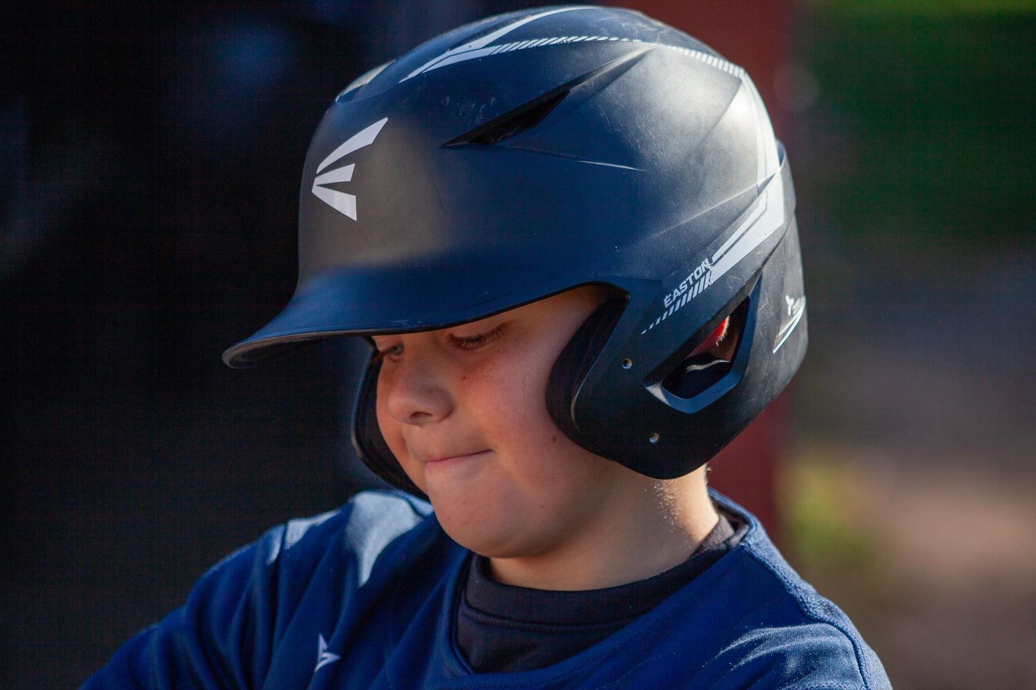 Connor getting ready to bat
