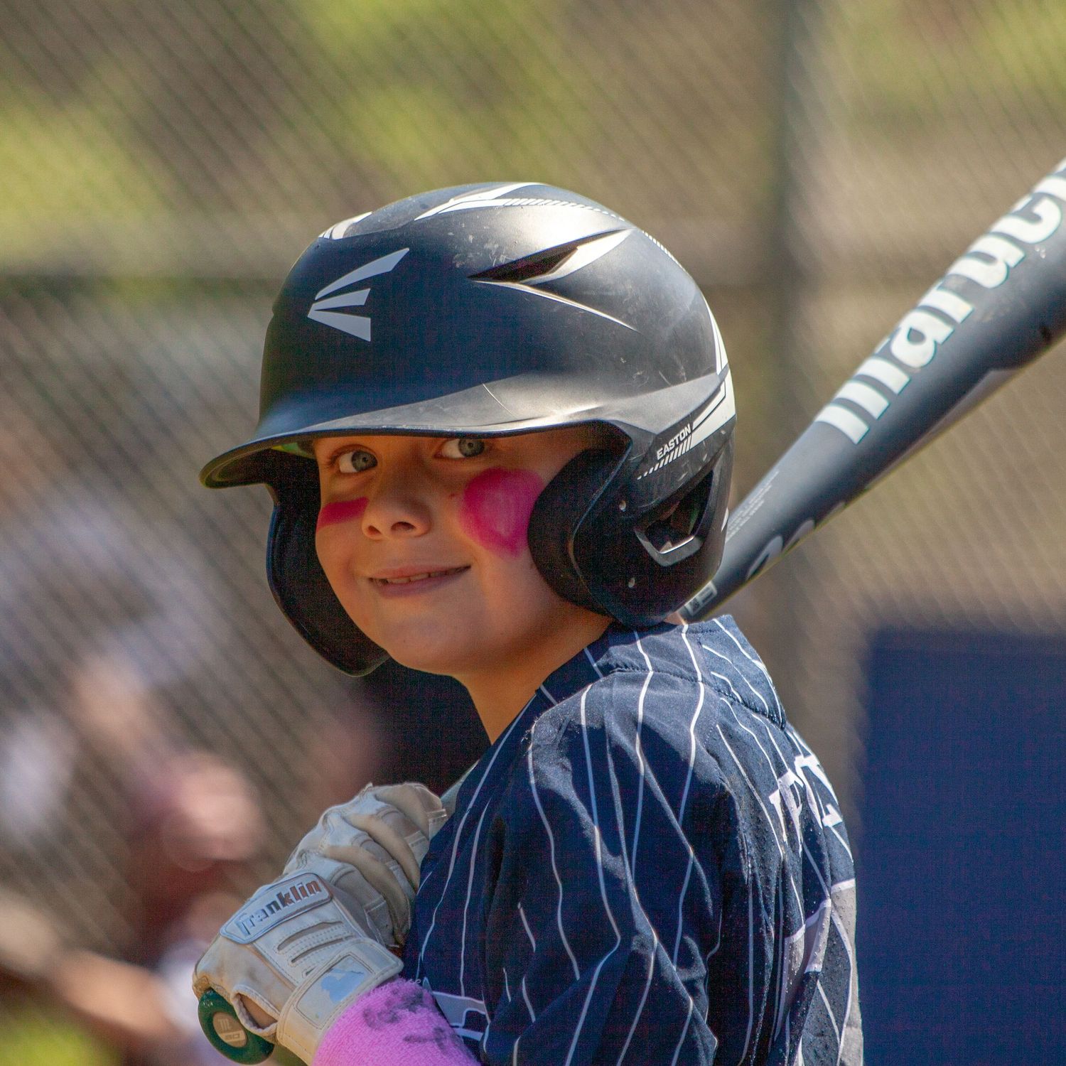 Connor about to bat