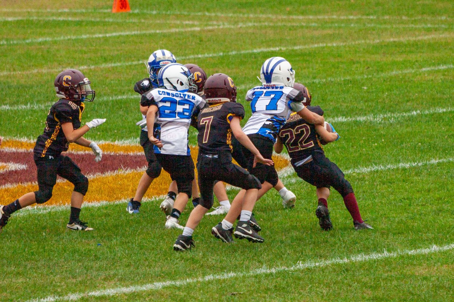 Connor tackling