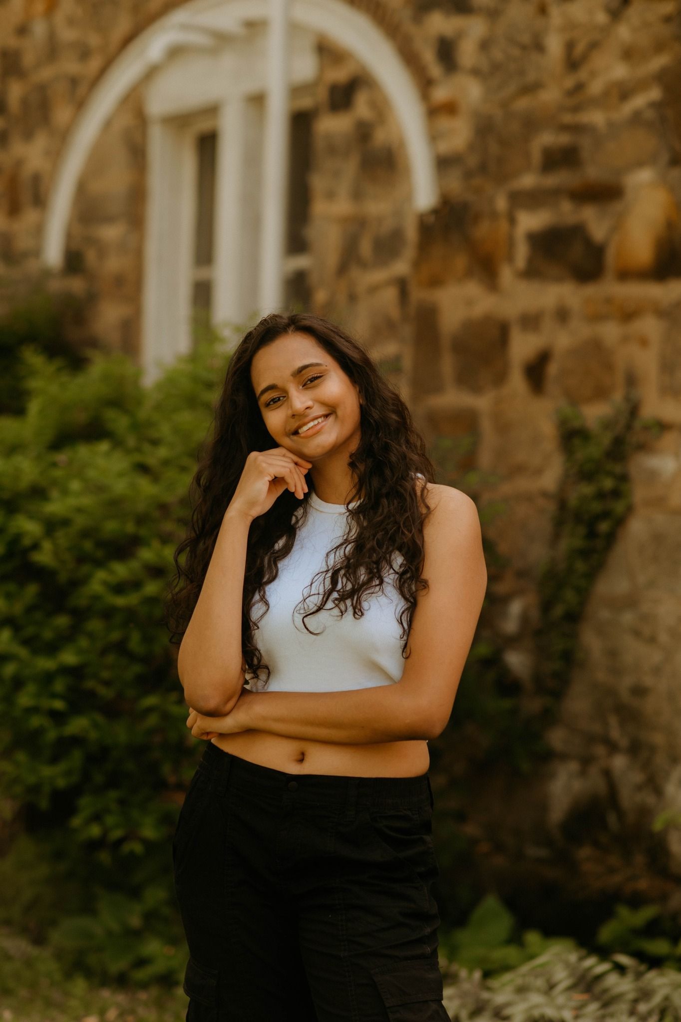 Graduation photo session in the Ohio Valley by Miranda Nicole Photo + Video, capturing authentic, stylish portraits to celebrate seniors.