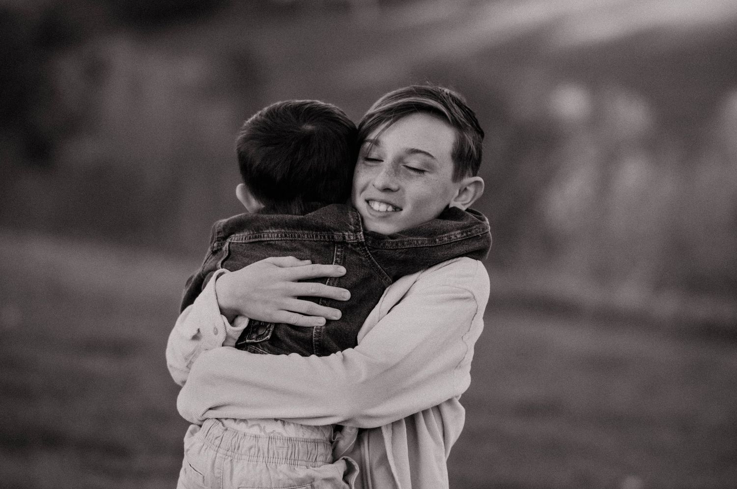 Ohio Valley children’s portrait session by Miranda Nicole Photo + Video, capturing natural smiles and genuine personality outdoors.