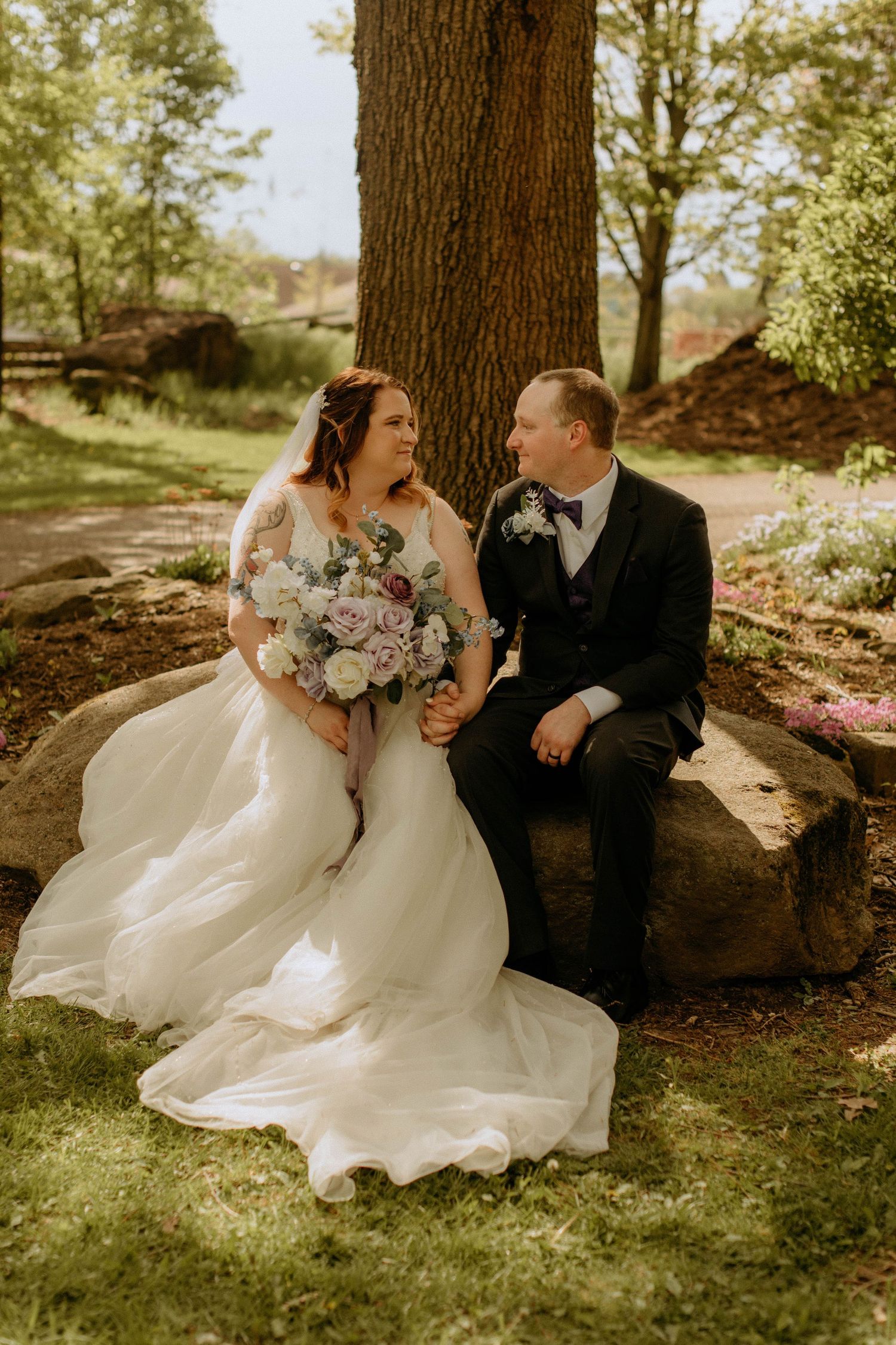 Romantic countryside wedding in Ohio Amish Country by Miranda Nicole Photo + Video, capturing timeless love in a beautiful rustic setting.