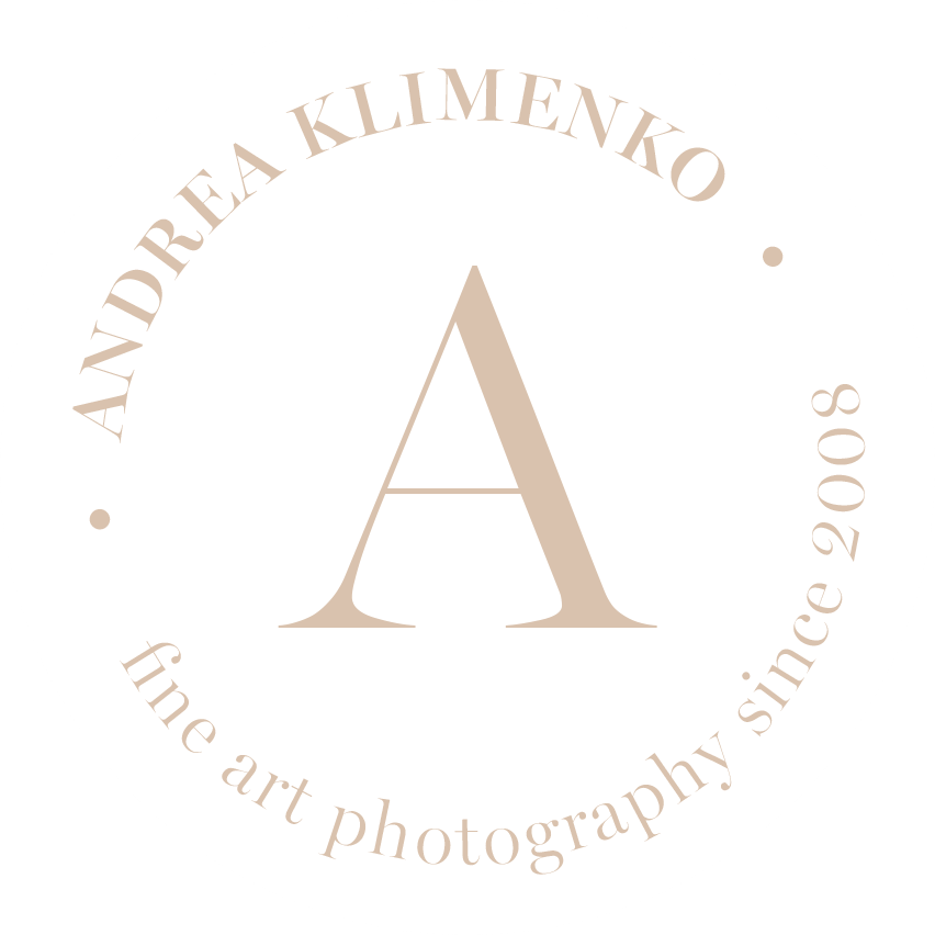 Circular logo design with elegant typography and minimal geometric elements in a light beige color scheme.