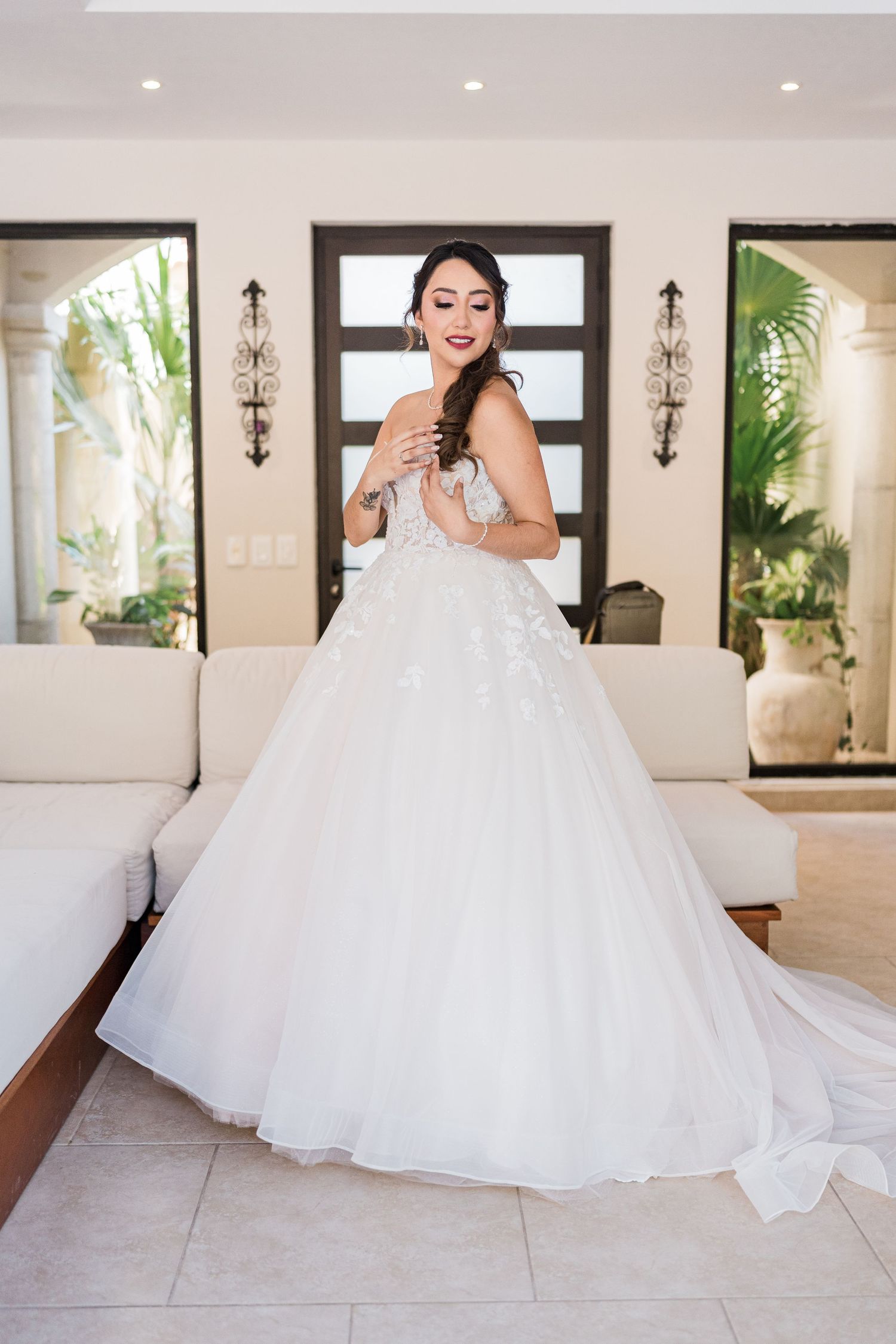 vesica tulum wedding bride getting ready