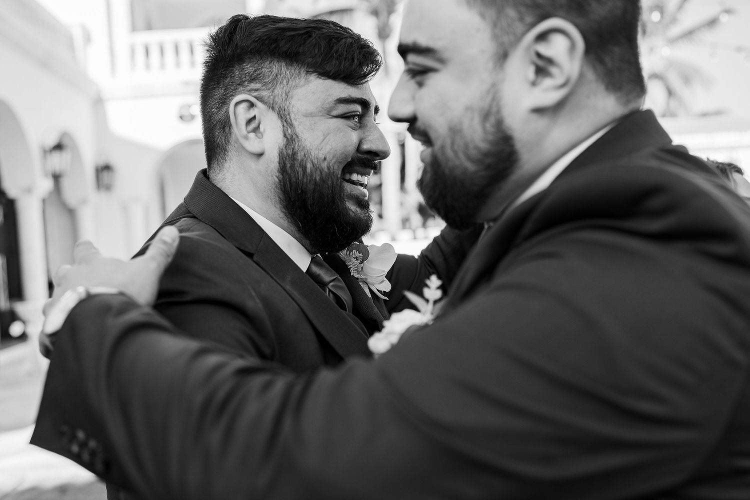 wedding ceremony at villa la joya