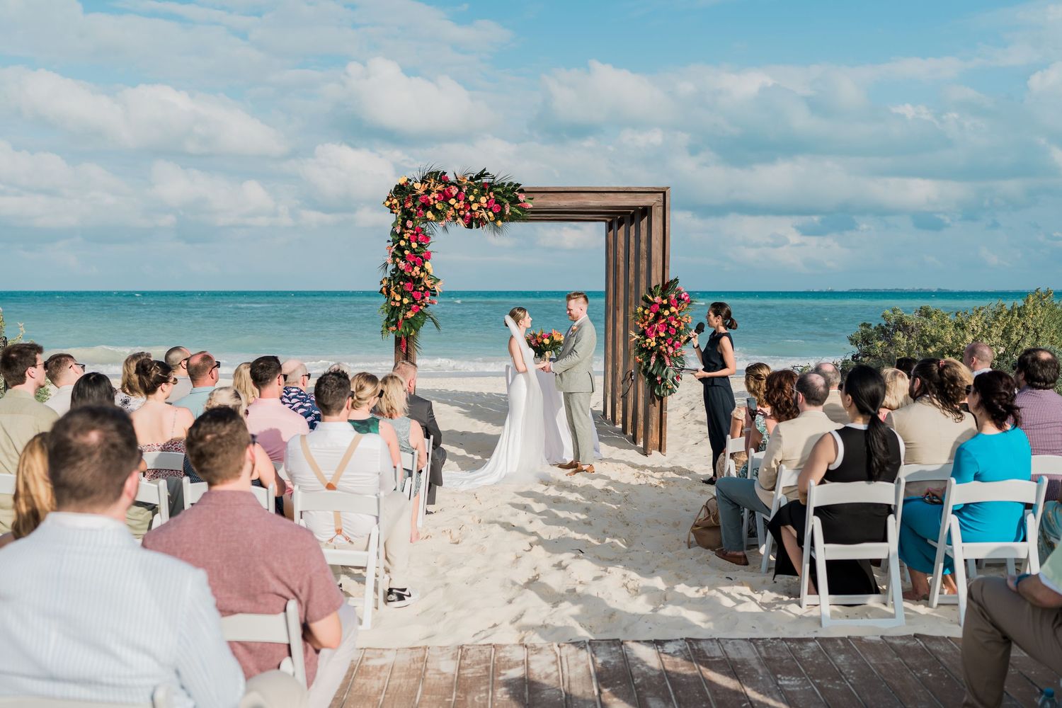 cancun wedding photographer beach wedding picture