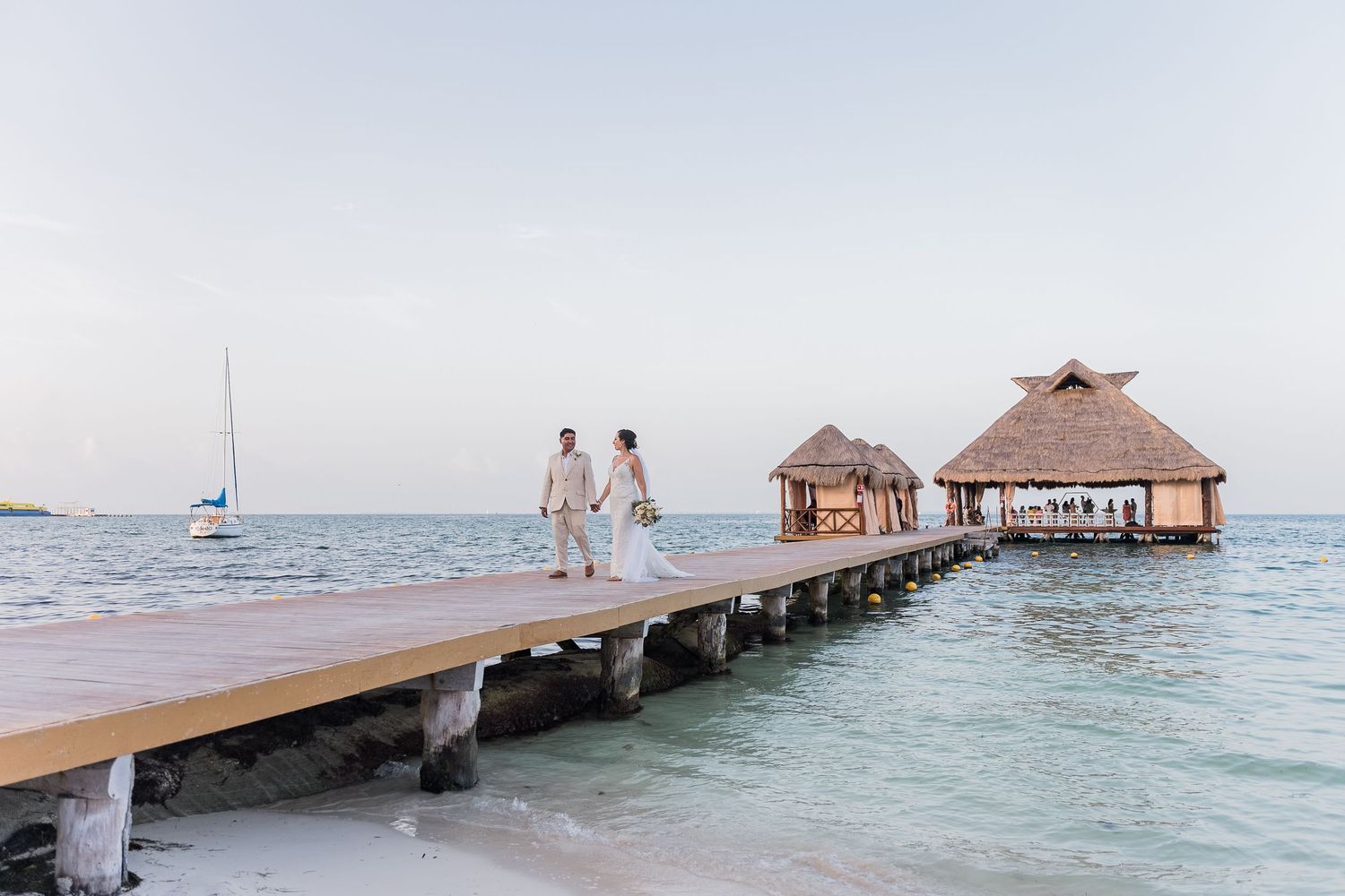 Dreams Vista Cancun Resort & Spa bride and groom