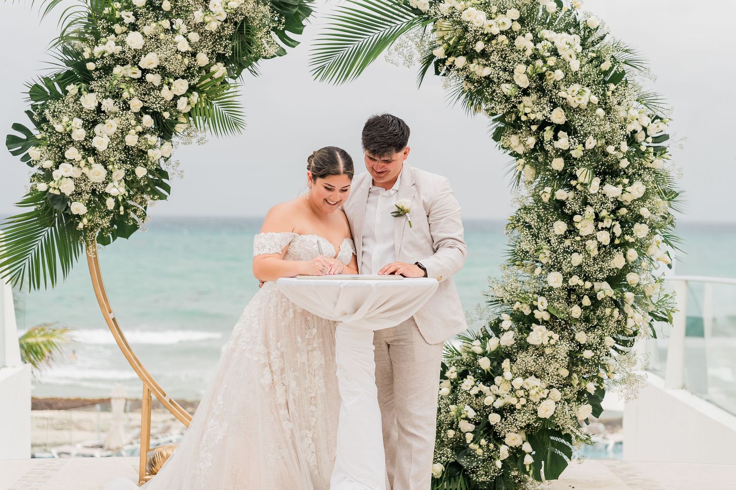 wedding at Playacar palace