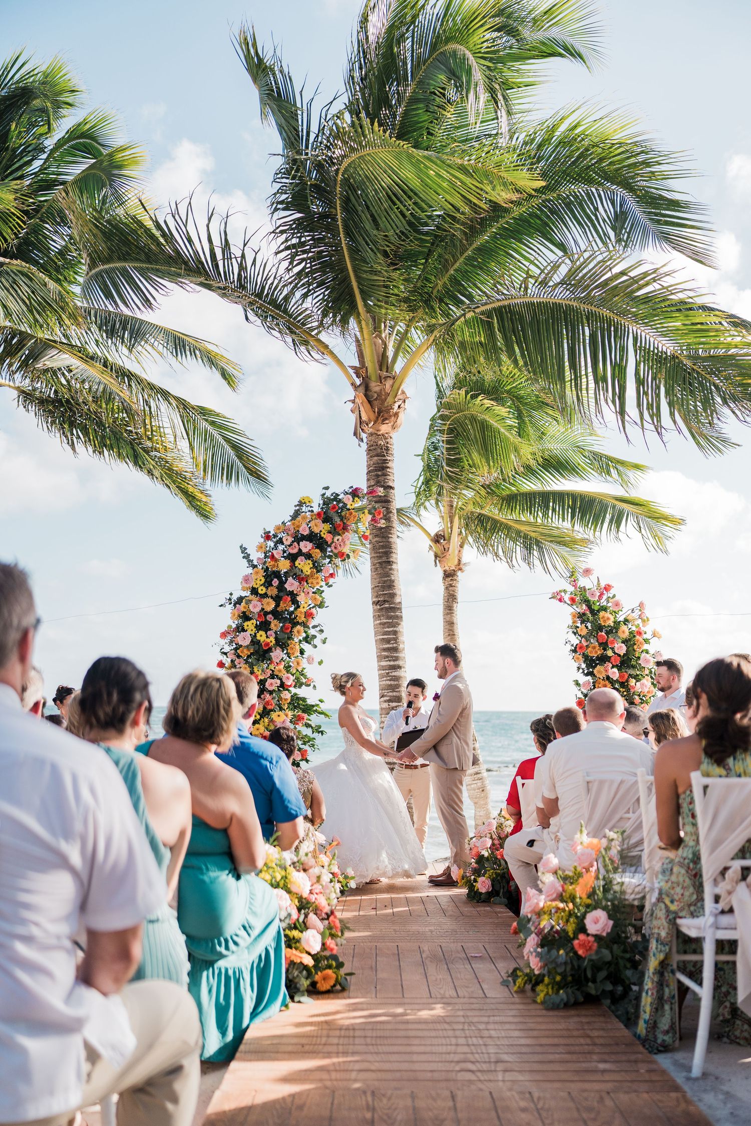 Wedding in cancun at the beach