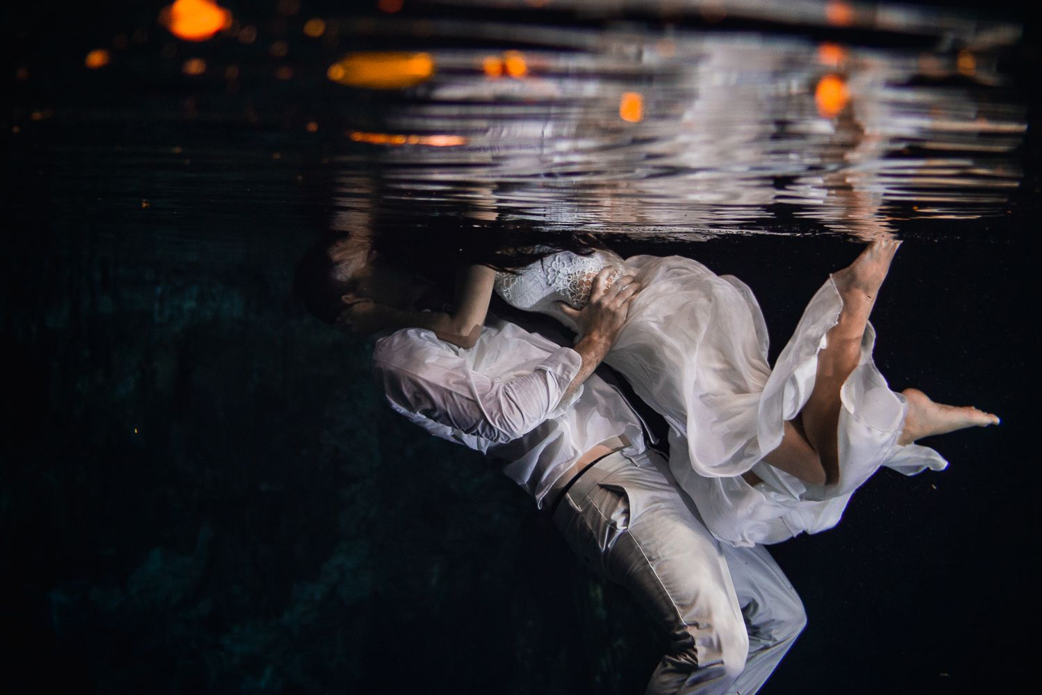 tulum cenote underwater photoshoot
