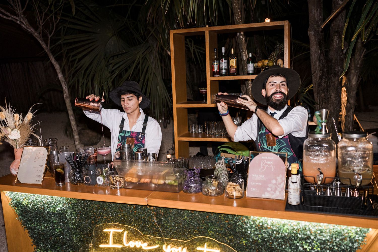 vesica tulum wedding reception