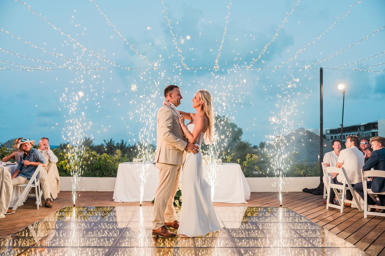 wedding at secrets Playa Blanca