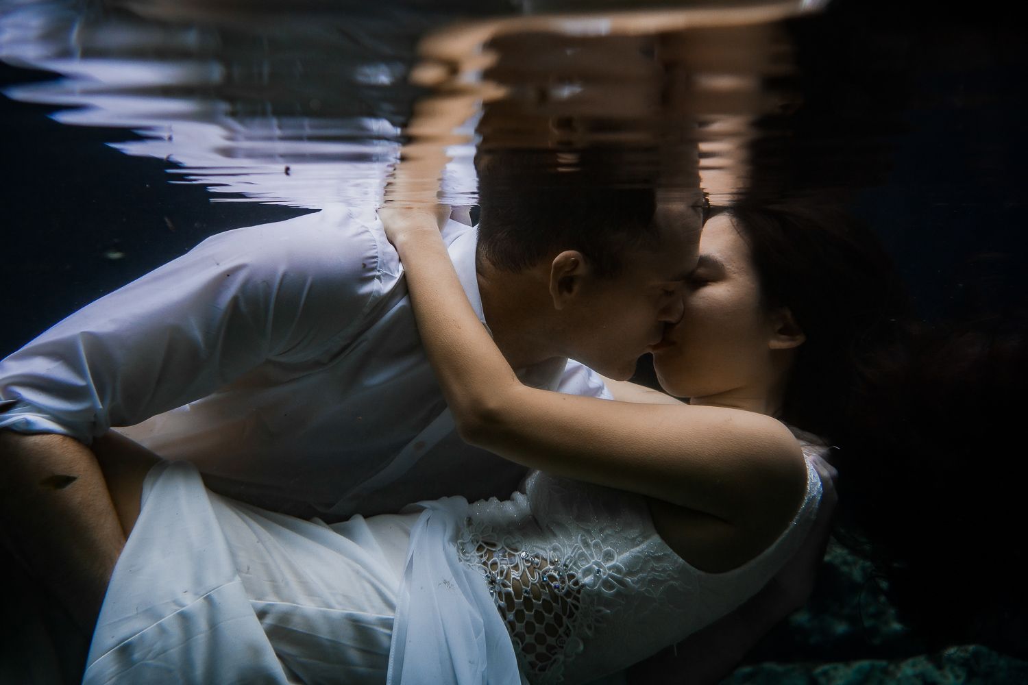 tulum cenote underwater photoshoot