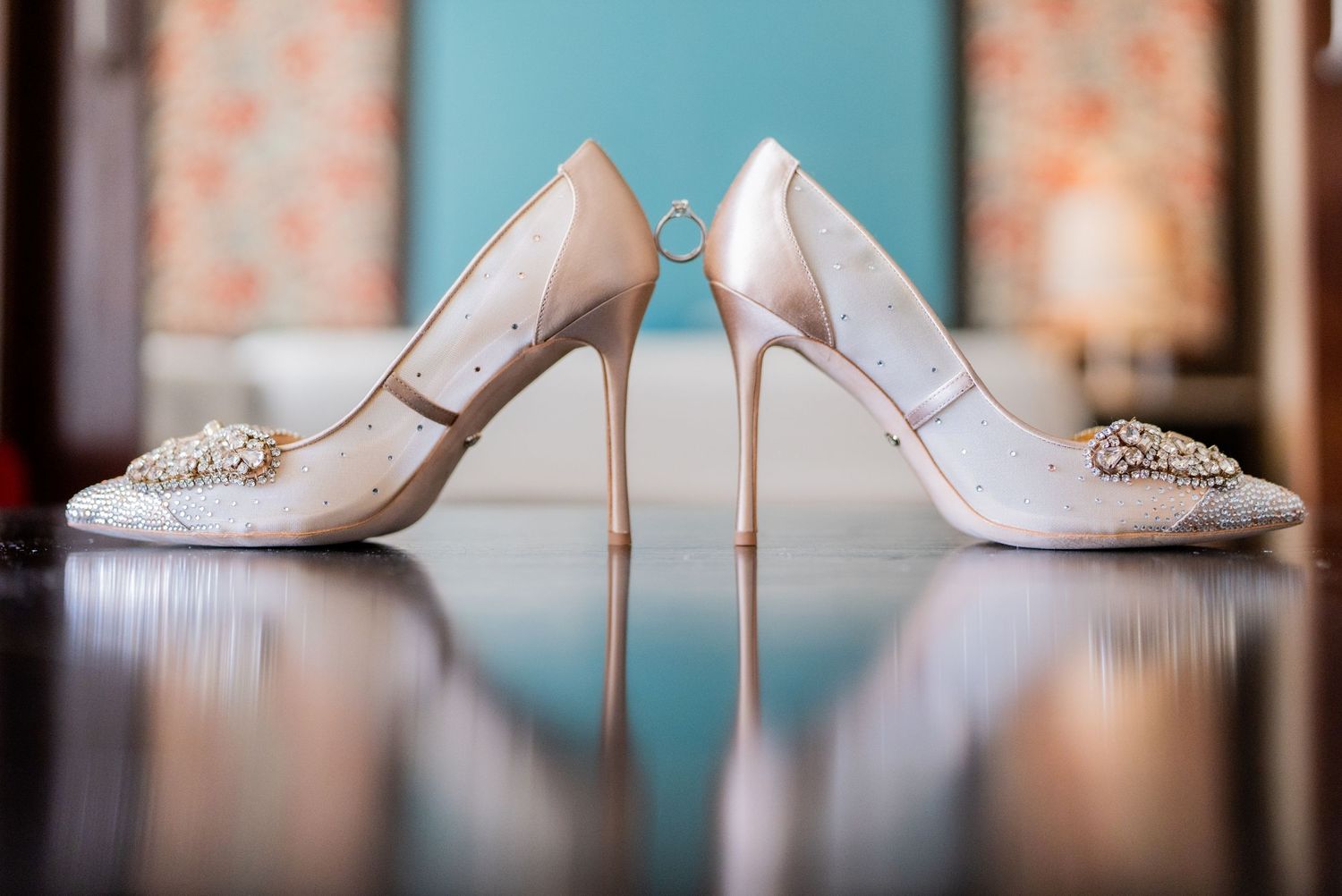 Bride Shoes and ring