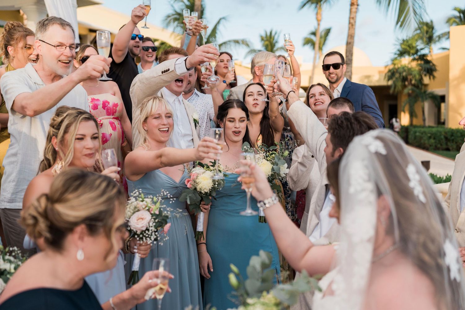 documentary style wedding photographer in riviera maya