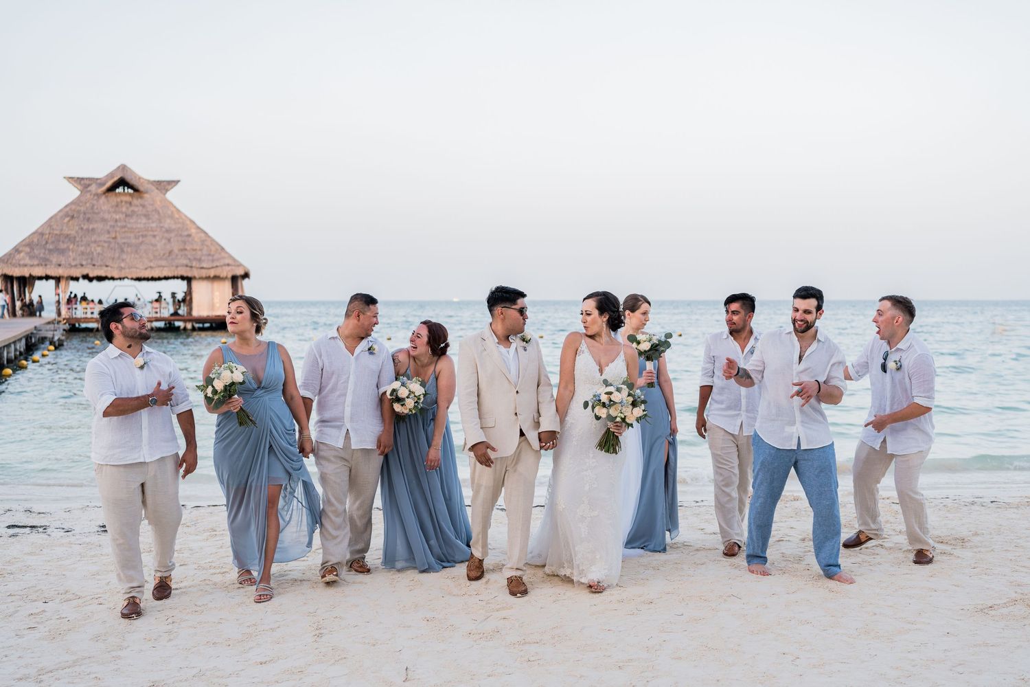 Dreams Vista Cancun Resort & Spa wedding bridal party