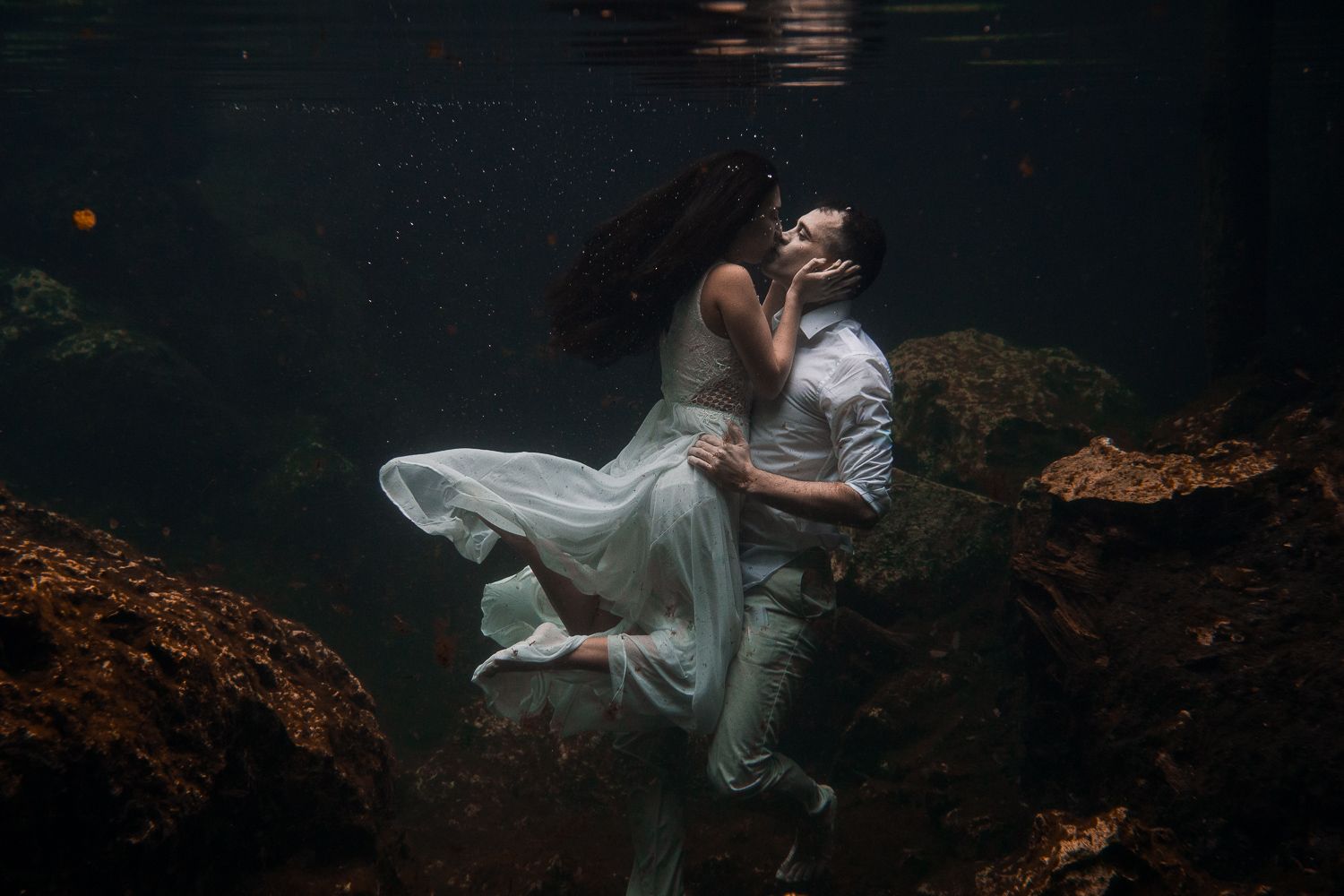 Tulum Cenote Underwater Photoshoot