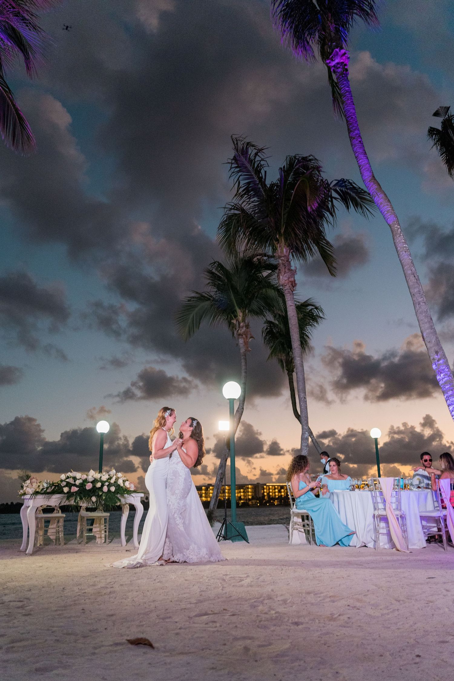 Barceló Maya Palace wedding reception first dance