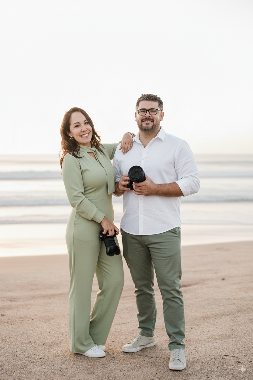 Mexico wedding photographers Luis and Genesis husband and wife team