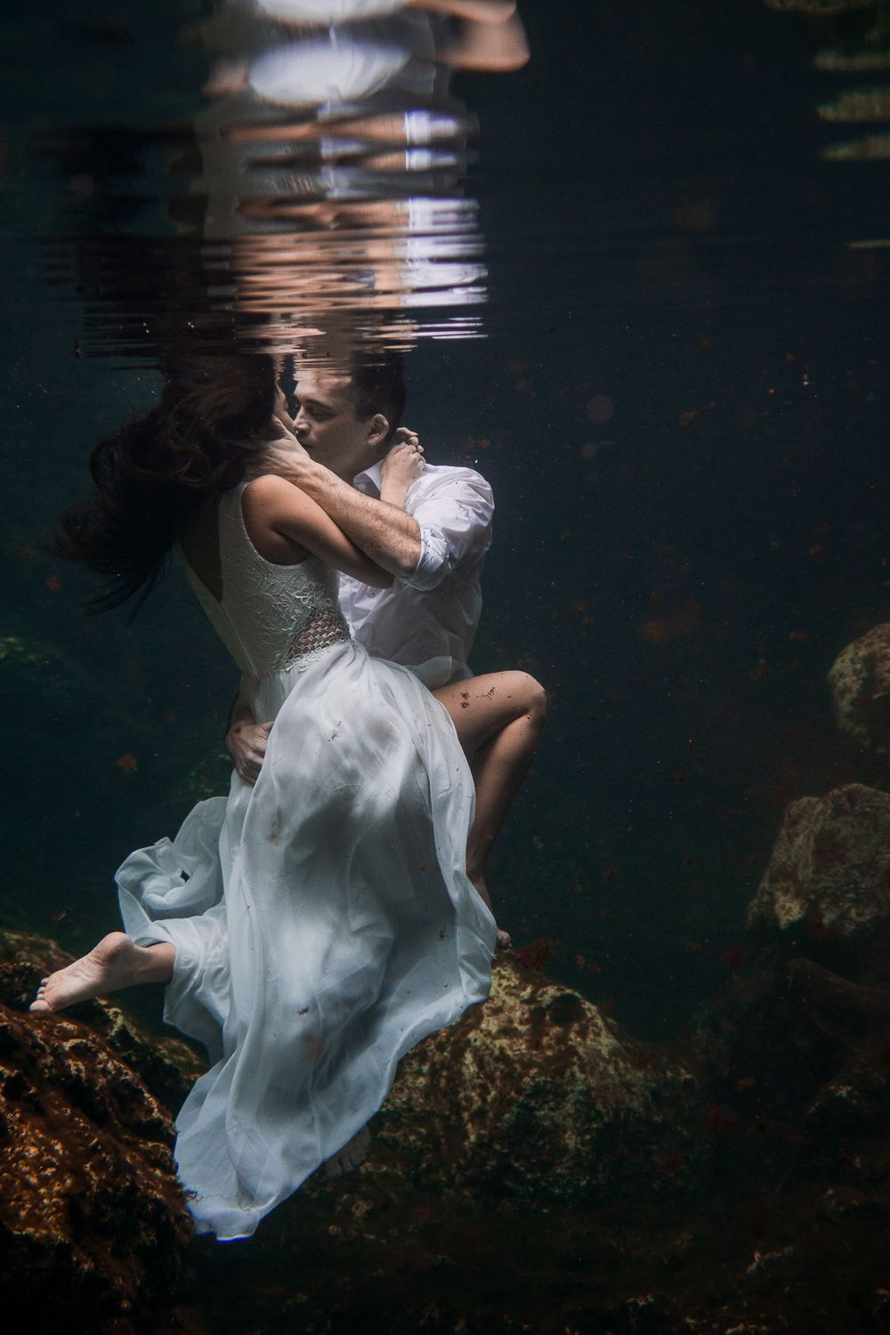 tulum cenote underwater photoshoot