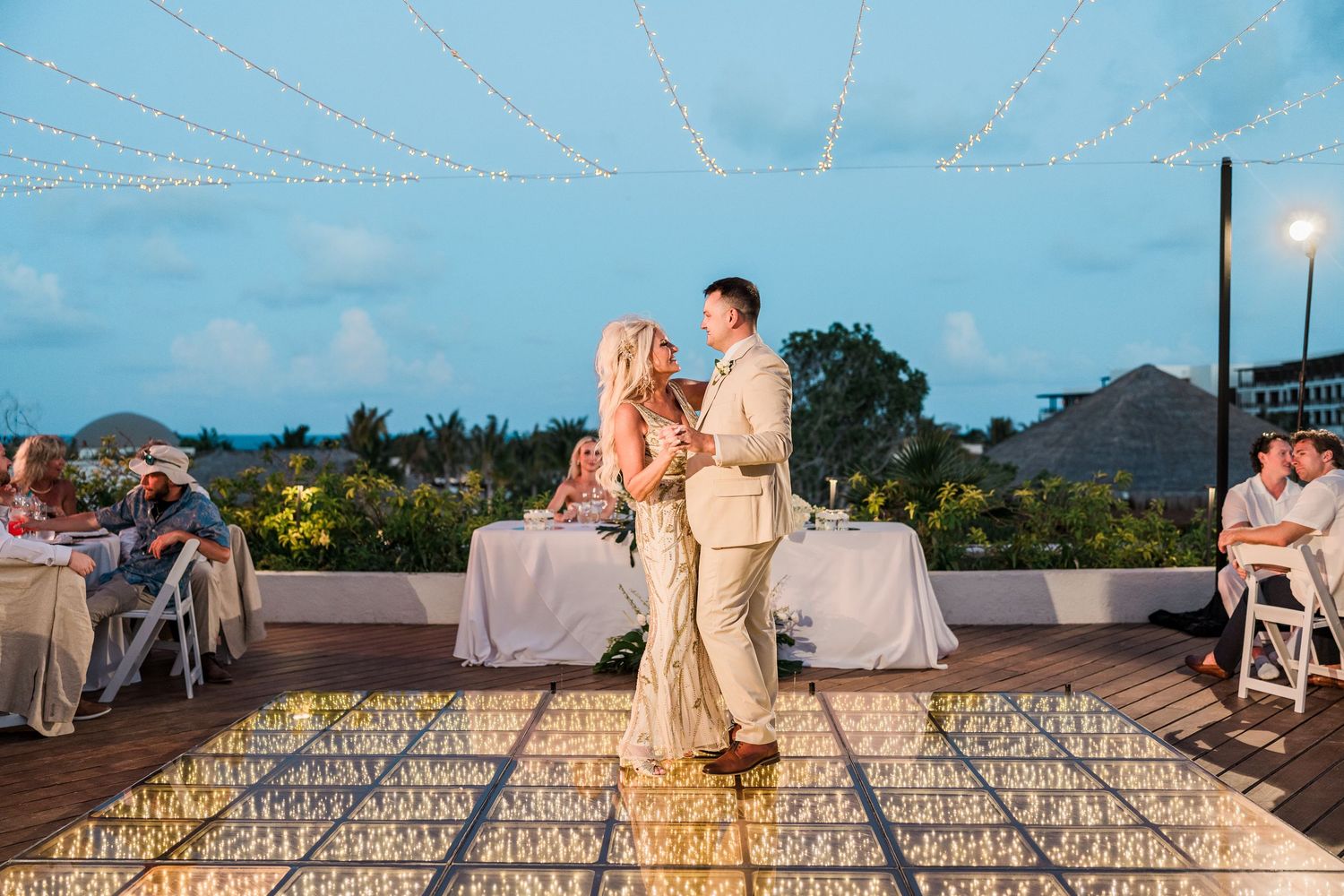 wedding at secrets Playa Blanca