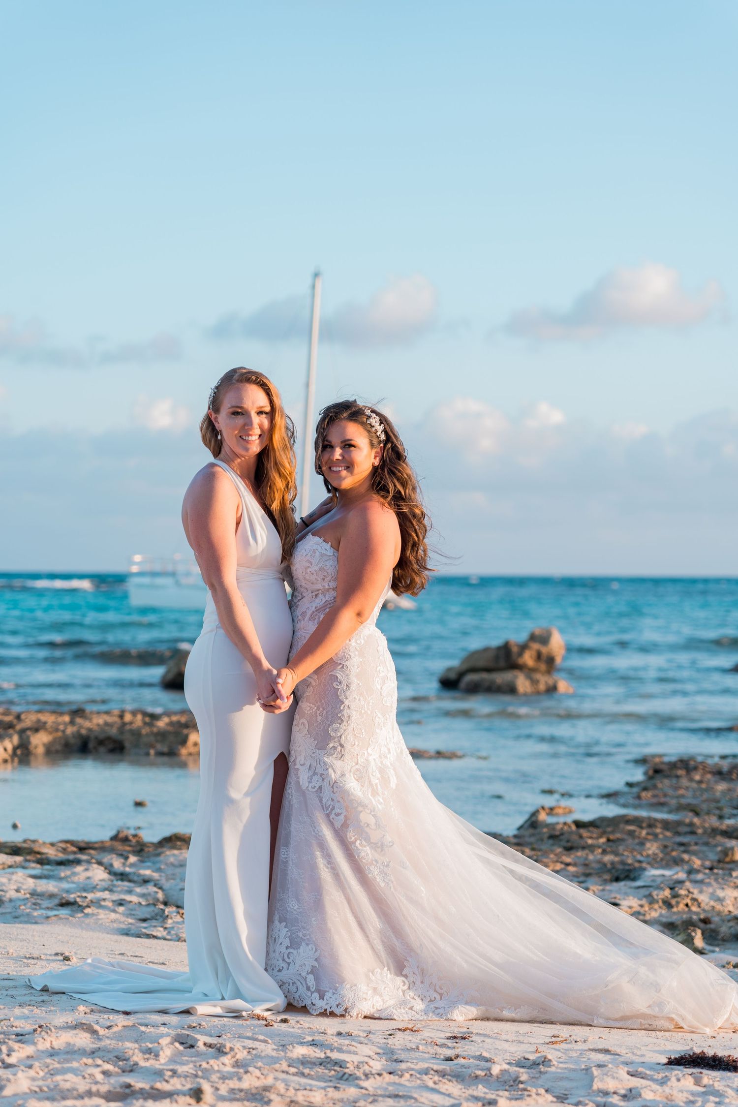 Barceló Maya Palace wedding brides photoshoot