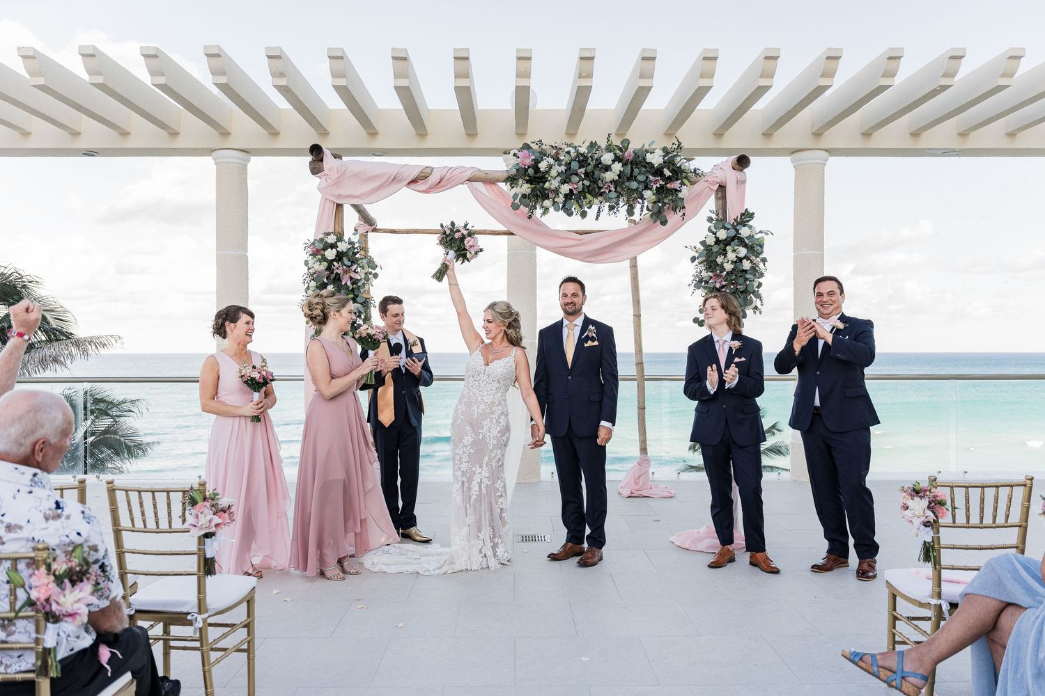 Sandos Cancun wedding
