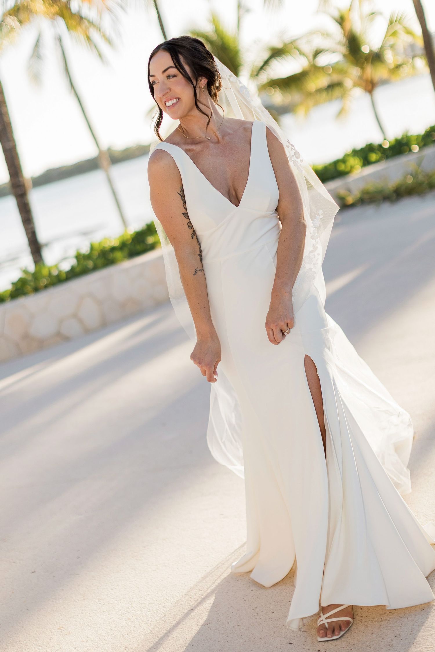 Editorial wedding photography in Riviera Maya luxury resorts