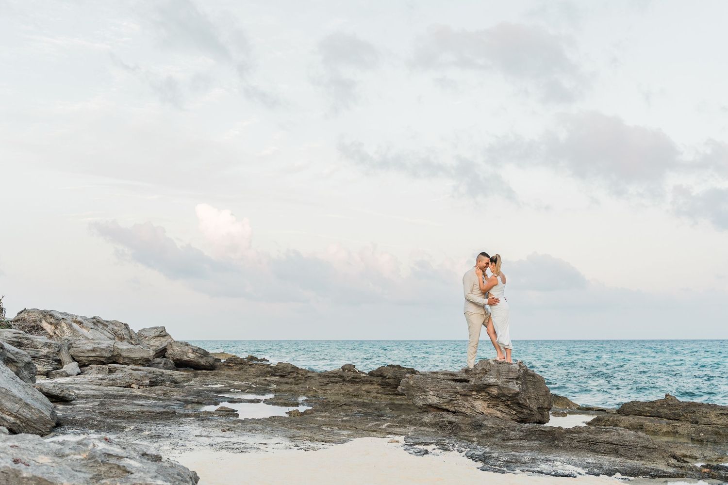 Tulum beach couple photoshoot