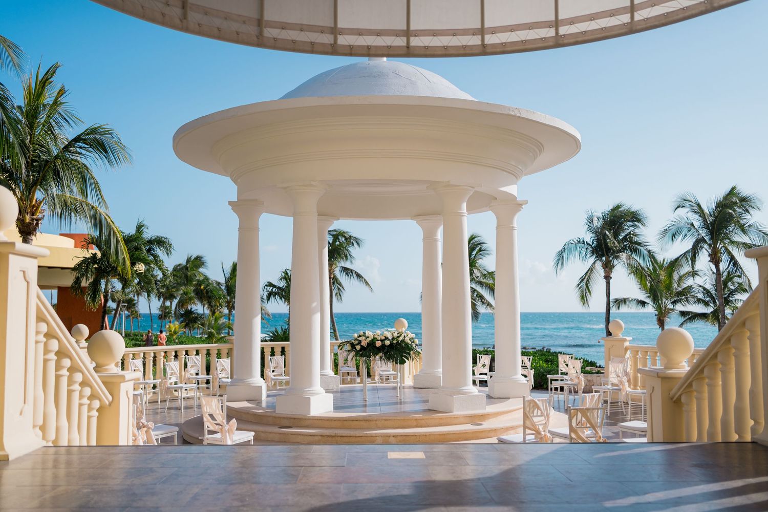 Barceló Maya Palace wedding gazebo