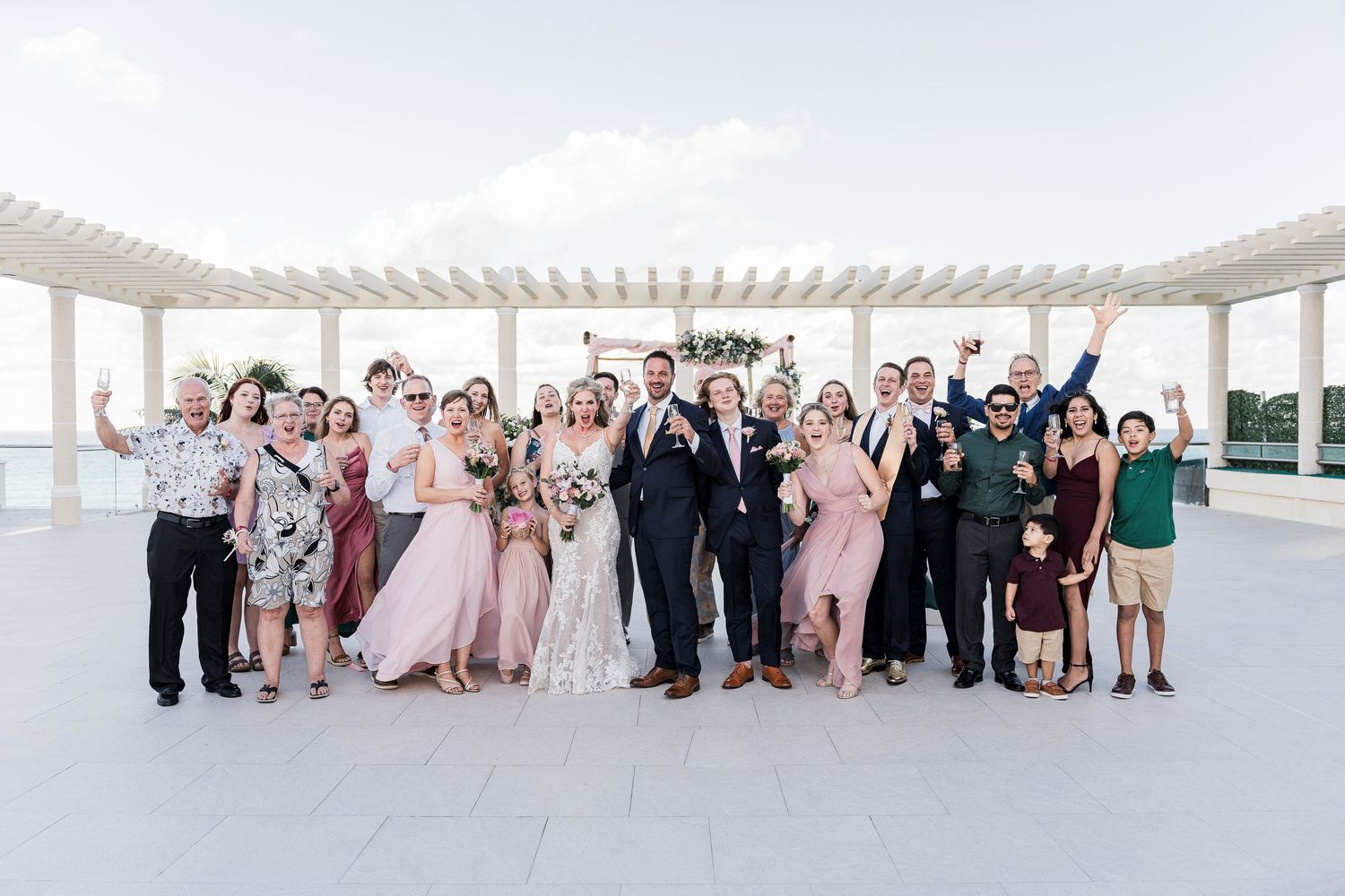 Sandos Cancun wedding