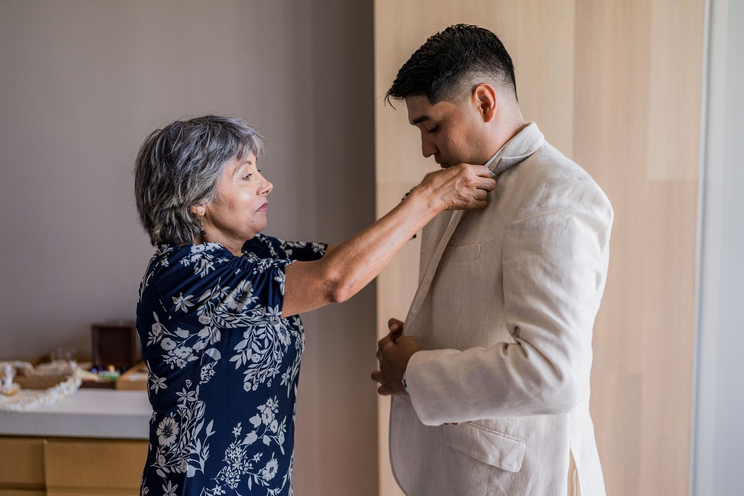 Dreams Vista Cancun Resort & Spa wedding - groom getting ready