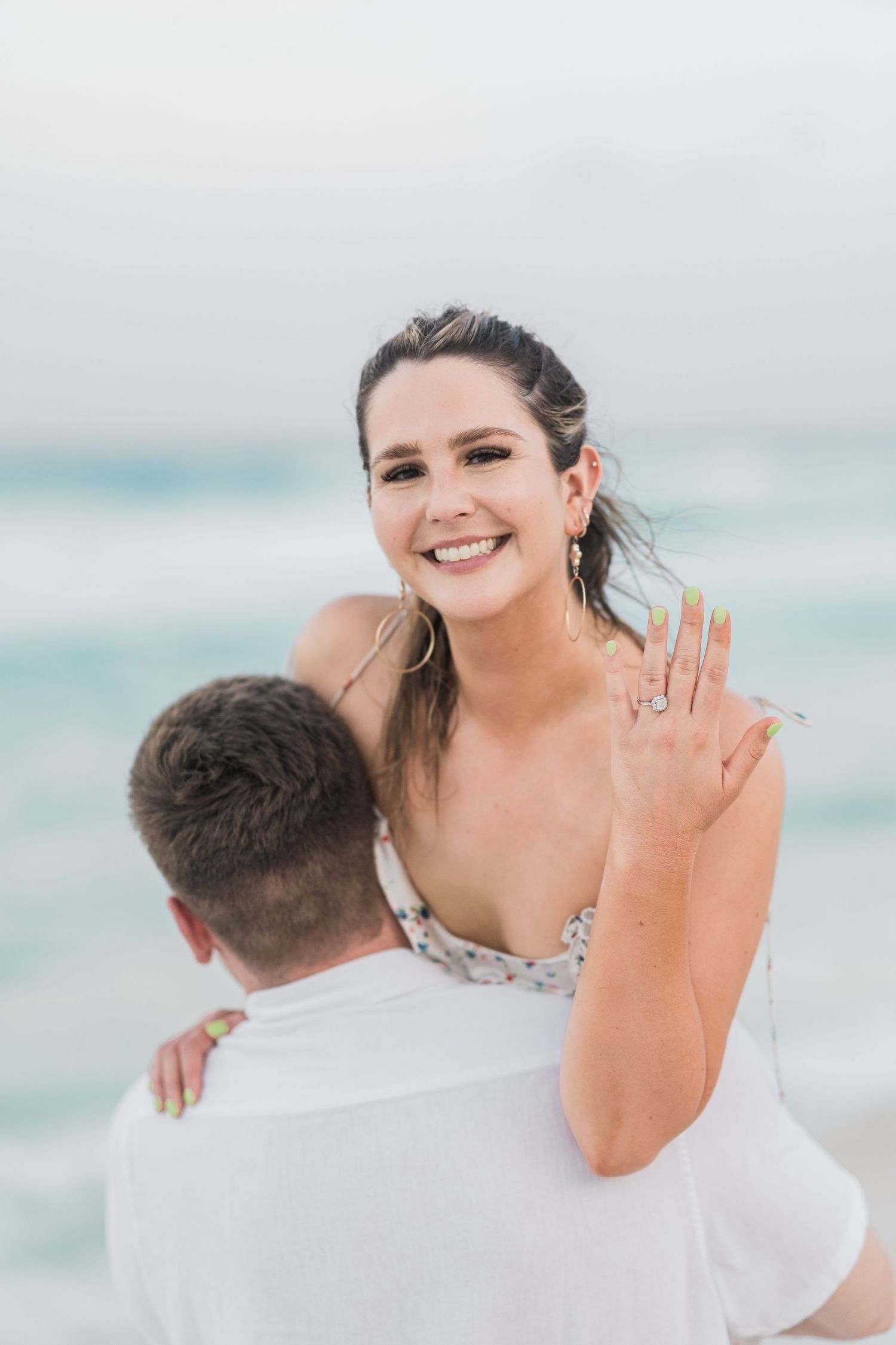 Romantic beach session for couples in Costa Mujeres — Luis Tovilla